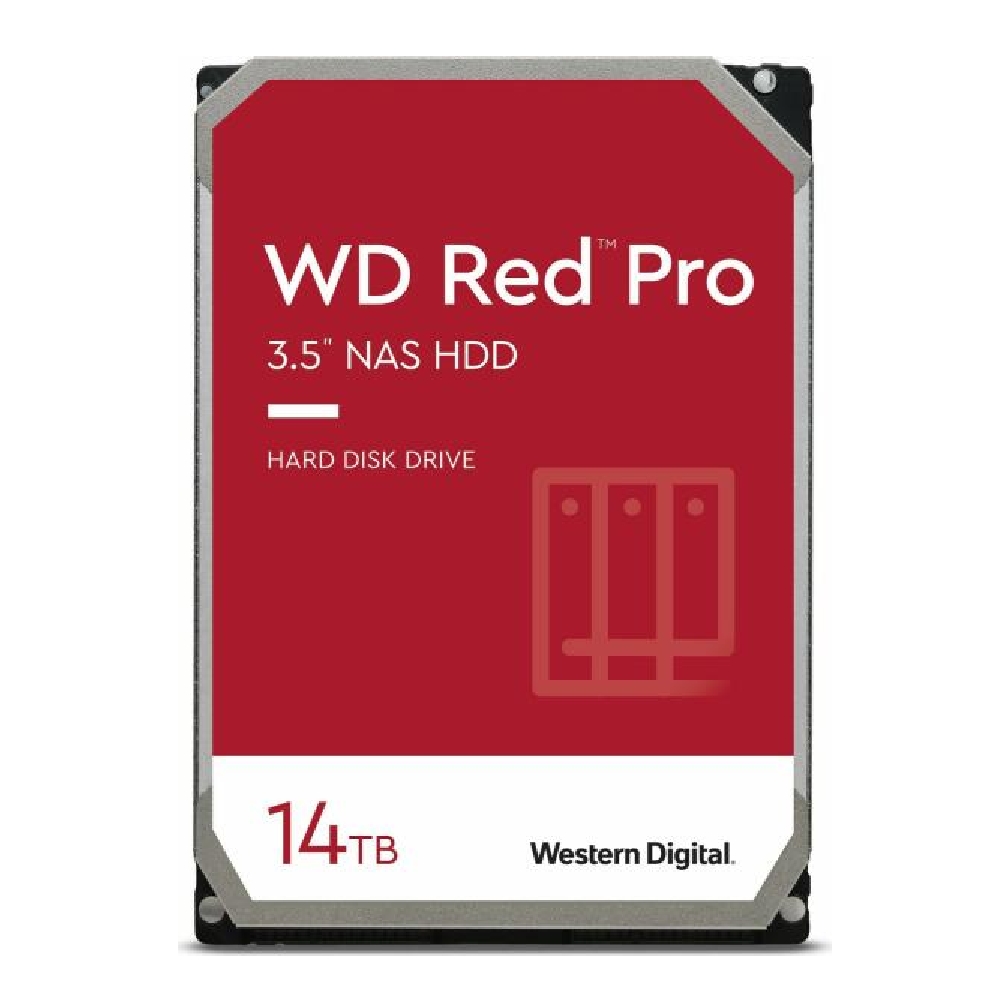 14TB 3,5  HDD SATA3 Western Digital Red Pro fotó, illusztráció : WD142KFGX