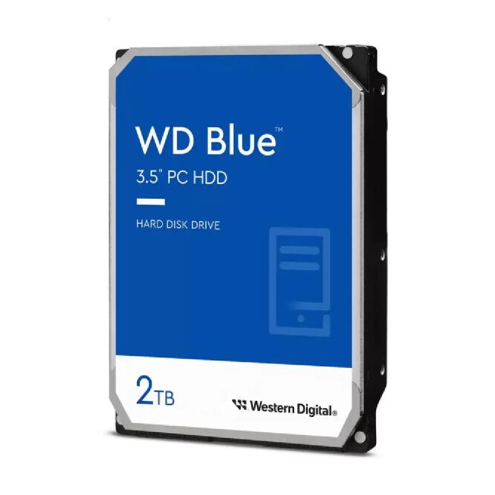 2TB 3,5  HDD SATA3 Western Digital Caviar Blue fotó, illusztráció : WD20EARZ