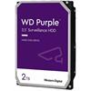 2TB 3,5" HDD SATA3 Western Digital Purple 256MB 5400RPM winchester WD22PURZ Technikai adatok