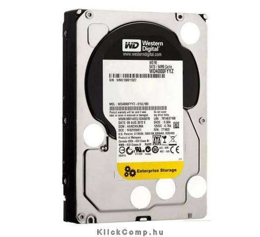 3TB 3,5  SAS WD RE HDD Server Red fotó, illusztráció : WD3001FYYG