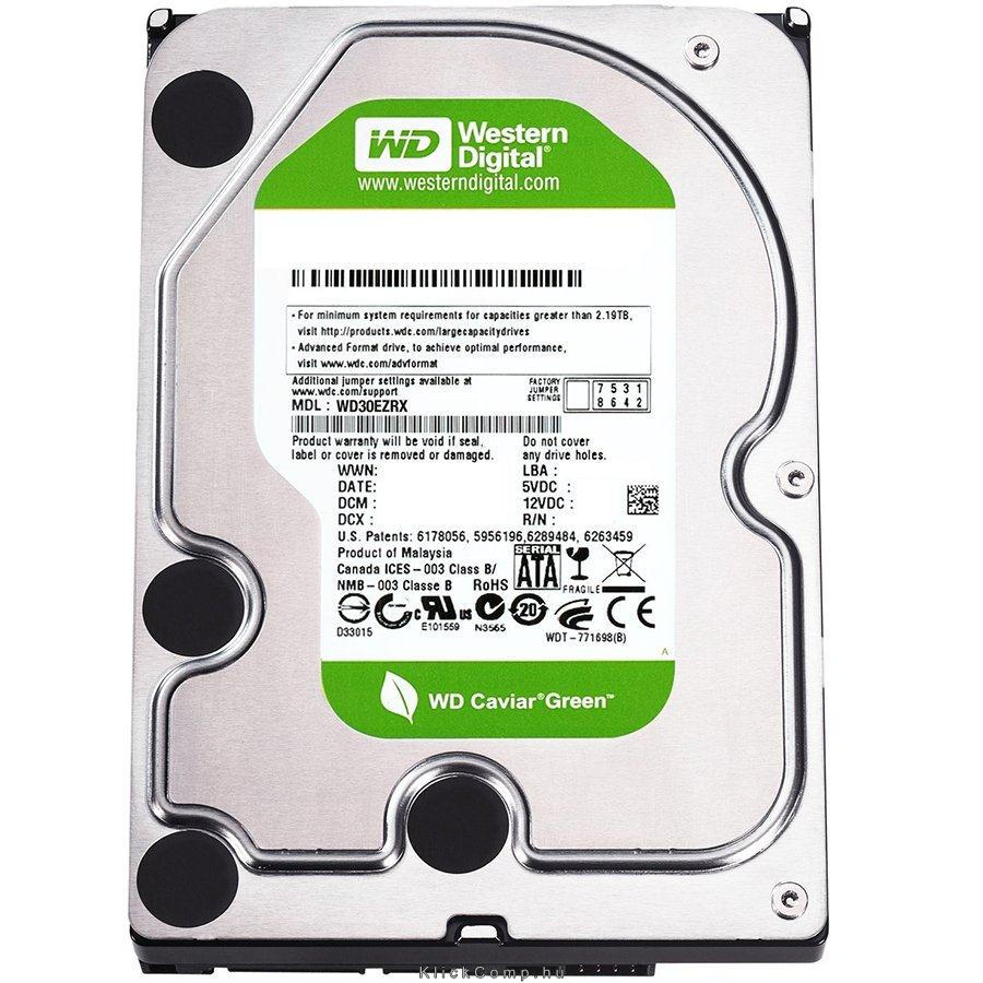 3TB 3,5  SATAIII HDD Western Digital AV-GP winchester fotó, illusztráció : WD30EURX