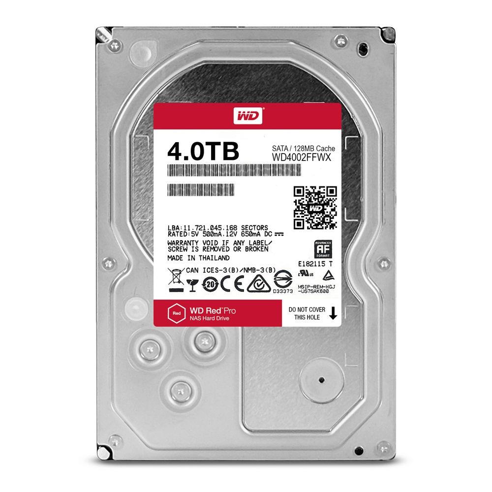 4TB 3,5  HDD SATA3 Western Digital Red Pro fotó, illusztráció : WD4002FFWX_4003FFBX