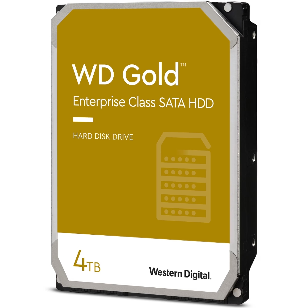 4TB 3.5  HDD SATA3 Western Digital Gold winchester fotó, illusztráció : WD4003FRYZ