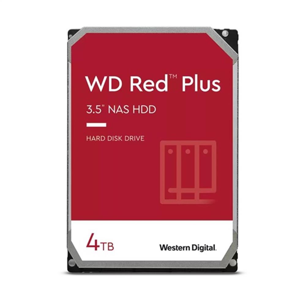 4TB 3,5  HDD SATA3 54000rpm 128MB WD Red Plus (CMR) fotó, illusztráció : WD40EFZX
