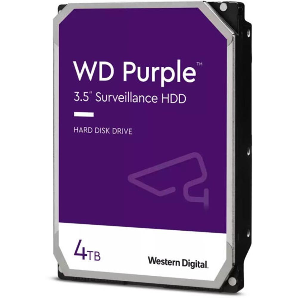 4TB 3,5  HDD SATA3 Western Digital Purple 64MB 7200RPM winchester fotó, illusztráció : WD42PURZ