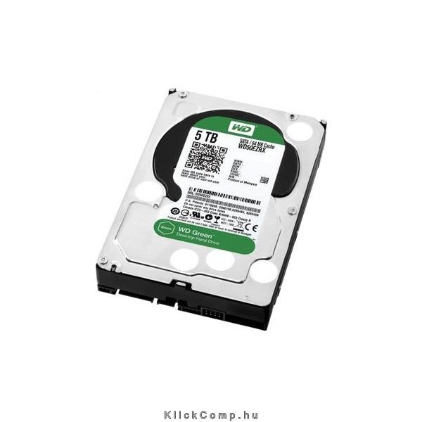 5TB 3,5  SATAIII HDD Western Digital Green Power advanced format winchester fotó, illusztráció : WD50EZRX