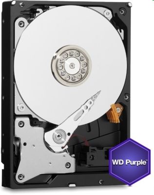 6TB 3,5  HDD SATA3 64MB 5400RPM Western Digital Purple winchester fotó, illusztráció : WD60PURZ