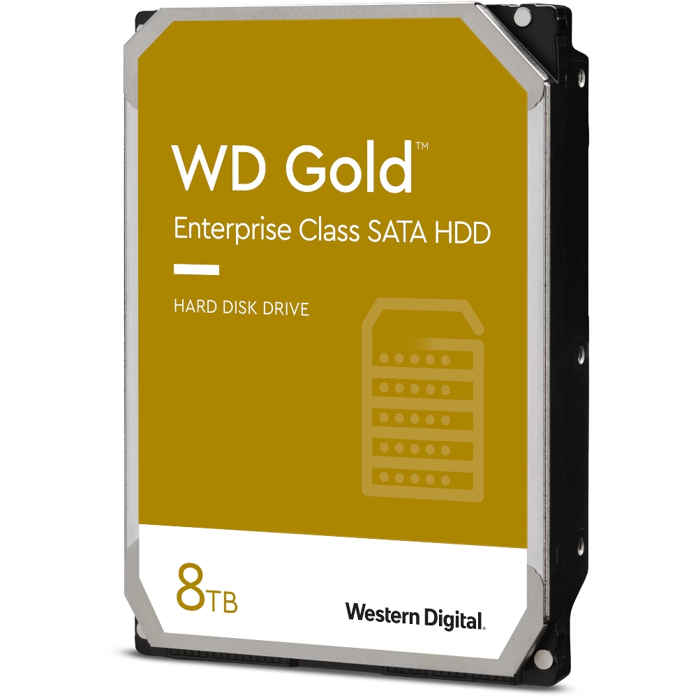 8TB 3,5  HDD WD SATA3 7200rpm 256MB Gold fotó, illusztráció : WD8004FRYZ
