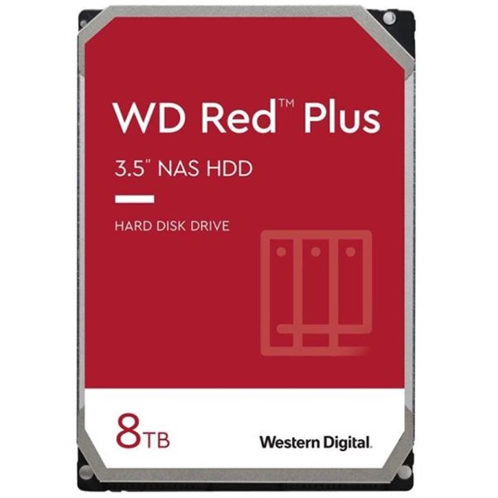 8TB 3,5  HDD SATA3 7200rpm 256MB WD Red Plus (CMR) fotó, illusztráció : WD80EFBX