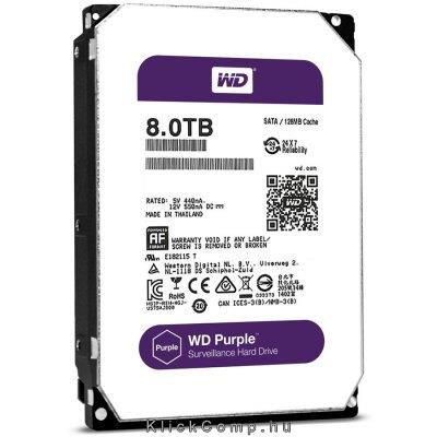 8TB 3.5   HDD AV 5400 RPM SATA 6 Gb/s WD Purple fotó, illusztráció : WD80PUZX