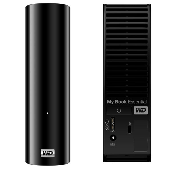 Western Digital 3,5  1000GB külső USB3.0 fekete My Book Essential winchester fotó, illusztráció : WDBACW0010HBK-EESN