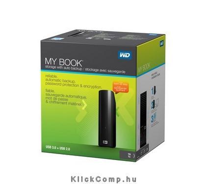 Western Digital 3,5  4000GB külső USB3.0 fekete My Book Essential winchester fotó, illusztráció : WDBACW0040HBK-EESN
