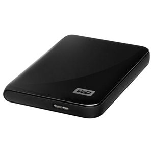 Western Digital 500GB Passport Essential 2,5  Külső HDD USB3.0 Fekete fotó, illusztráció : WDBACY5000ABK-EESN