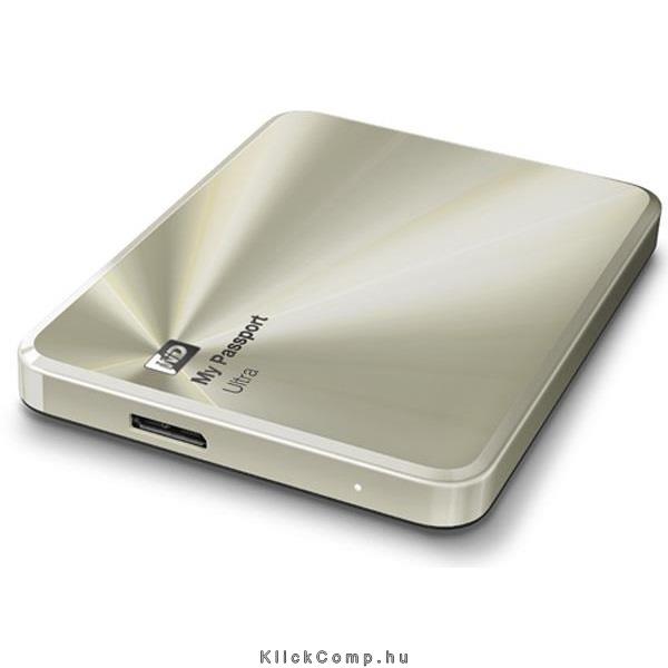 2TB Külső HDD 2,5  USB3.0 Western Digital MyPassport Ultra Metal Arany fotó, illusztráció : WDBEZW0020BCG-EESN