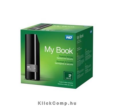 Western Digital 3,5  2000GB külső USB3.0 fekete My Book winchester fotó, illusztráció : WDBFJK0020HBK-EESN