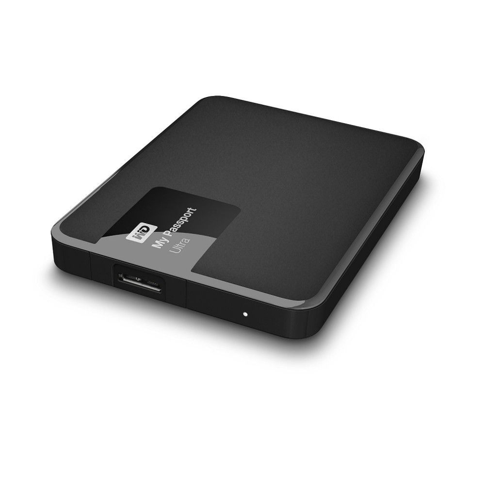 1TB külső HDD 2,5  Western Digital My Passport Ultra fekete fotó, illusztráció : WDBGPU0010BBK