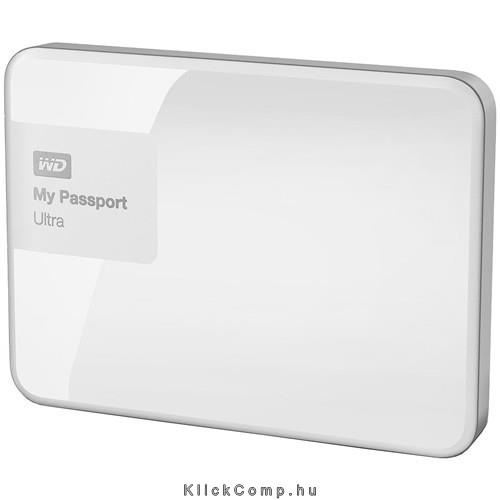 1TB Külső HDD 2,5  USB3.0 Fehér Western Digital MyPassport Ultra fotó, illusztráció : WDBGPU0010BWT-EESN