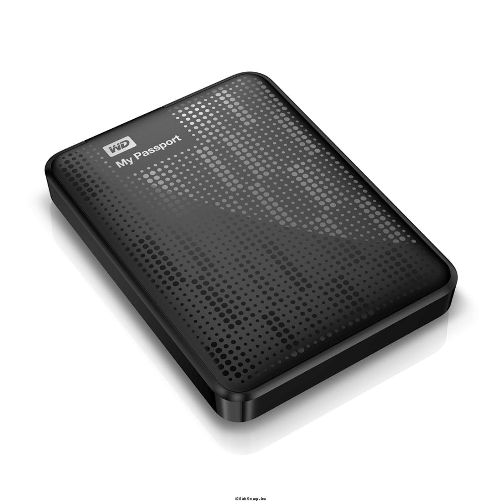 Western Digital 2,5  500GB külső USB3.0 fekete My Passport winchester fotó, illusztráció : WDBKXH5000ABK-EESN