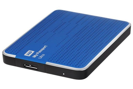 2TB külső HDD 2,5  Western Digital My Passport Ultra kék fotó, illusztráció : WDBMWV0020BBL