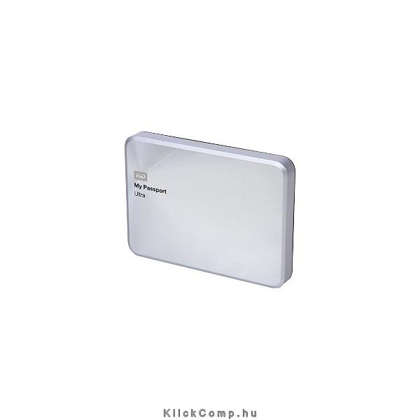 1TB Külső HDD 2,5  USB3.0 Western Digital MyPassport Ultra Metal Ezüst fotó, illusztráció : WDBTYH0010BSL-EESN