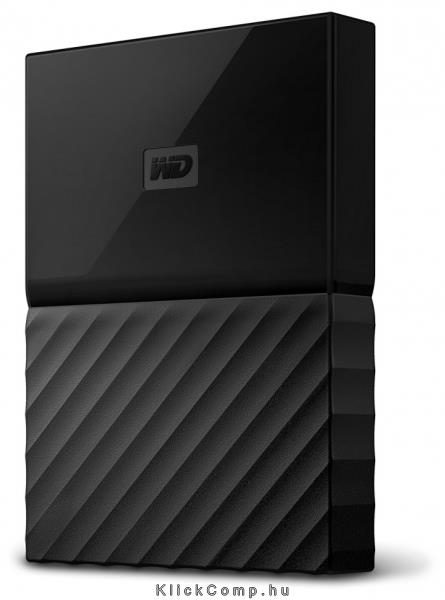 2TB külső HDD 2,5  Western Digital My Passport fekete fotó, illusztráció : WDBYFT0020BBK
