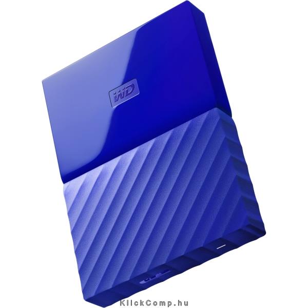 2TB külső HDD 2,5  Western Digital My Passport kék fotó, illusztráció : WDBYFT0020BBL