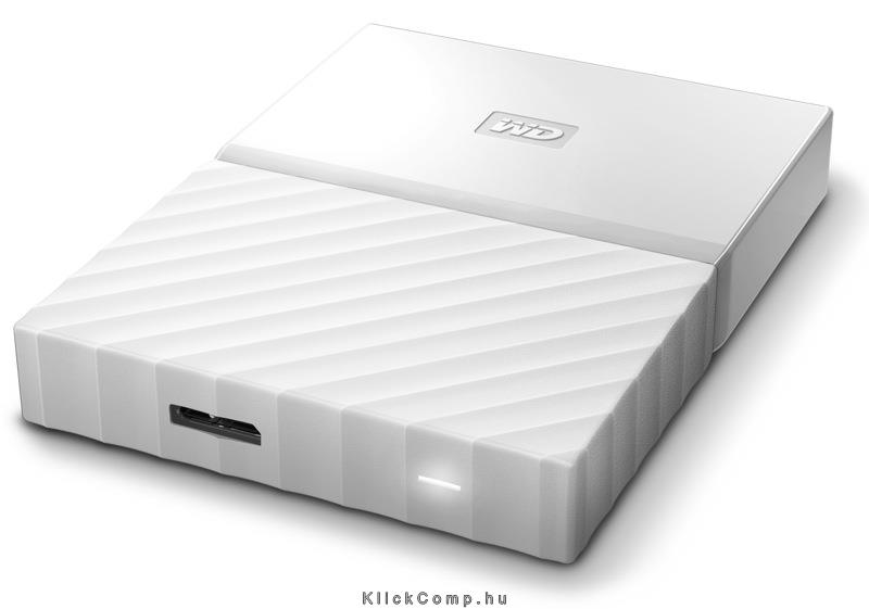 2TB külső HDD 2,5  Western Digital My Passport fehér fotó, illusztráció : WDBYFT0020BWT
