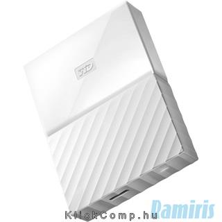 2TB külső HDD 2,5  WD My Passport NEW! White fotó, illusztráció : WDBYFT0020BWT-WESN