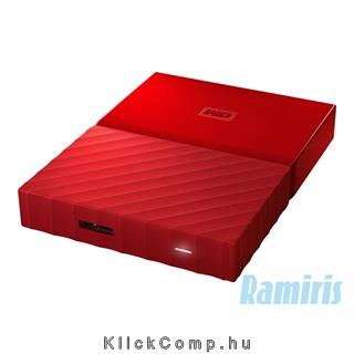 3TB külső HDD 2,5  WD My Passport NEW! Red fotó, illusztráció : WDBYFT0030BRD-WESN