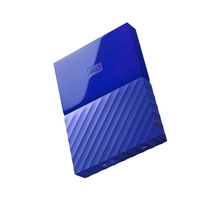 4TB külső HDD 2,5  USB3.0 WD My Passport 5400rpm 64MB Kék fotó, illusztráció : WDBYFT0040BBL