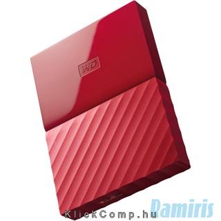 1TB külső HDD 2,5  WD My Passport NEW! Red fotó, illusztráció : WDBYNN0010BRD-WESN