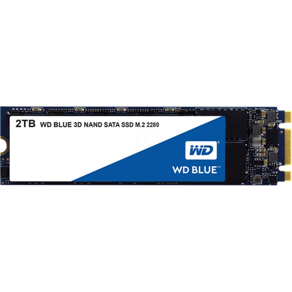 2TB SSD M.2 Western Digital Blue fotó, illusztráció : WDS200T2B0B