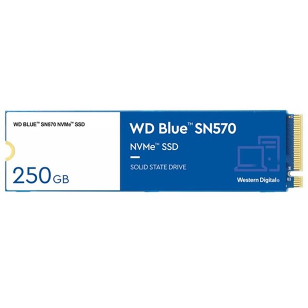 250GB SSD M.2 Western Digital Blue SN570 fotó, illusztráció : WDS250G3B0C