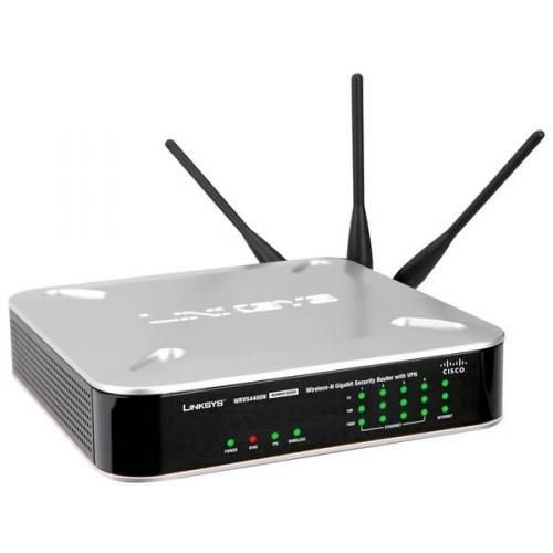 Cisco WRVS4400N Vezeték nélküli 300Mbps VPN Gigabit Router 5 év fotó, illusztráció : WRVS4400N-EU