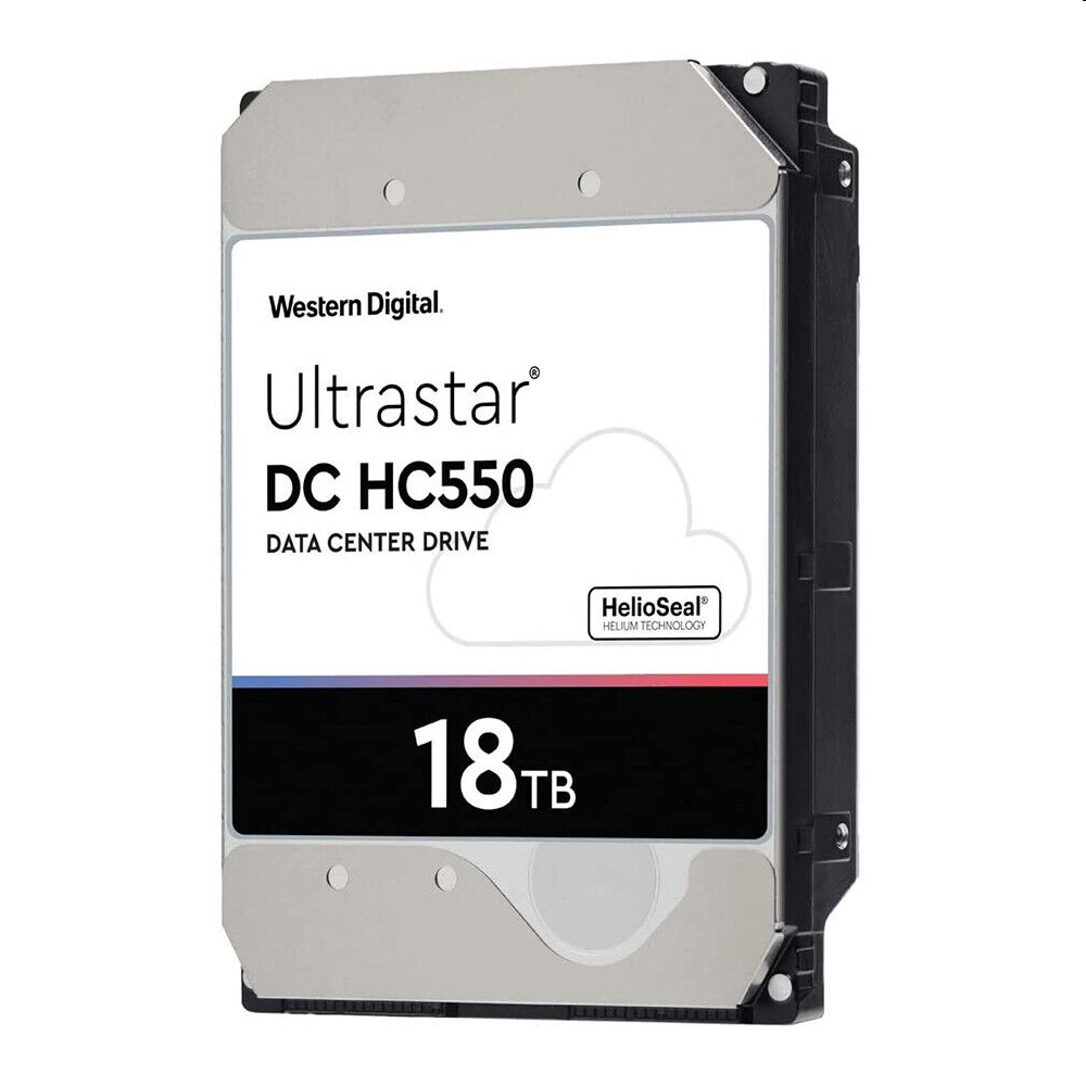 18TB 3.5’’ HDD Western Digital Ultrastar DC HC550 HDD Server 512MB 7200RPM SATA fotó, illusztráció : WUH721818ALE6L4
