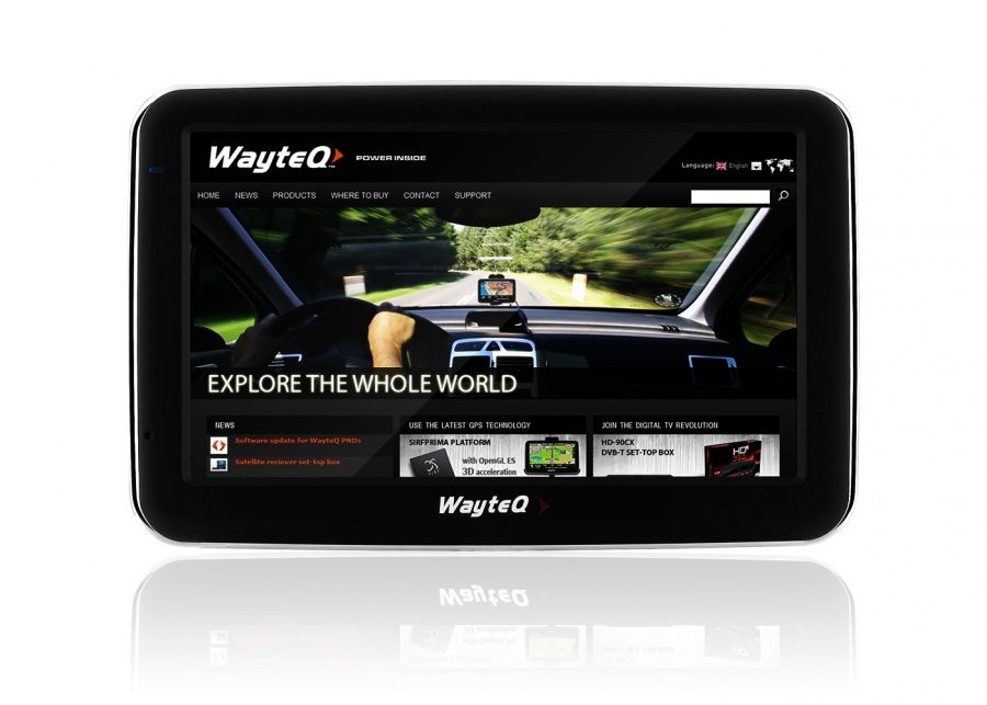 X960BT HD GPS + Sygic 3D 3 év ingyenes frissítés Teljes Europa Navigáci fotó, illusztráció : WX960BHFE3D3