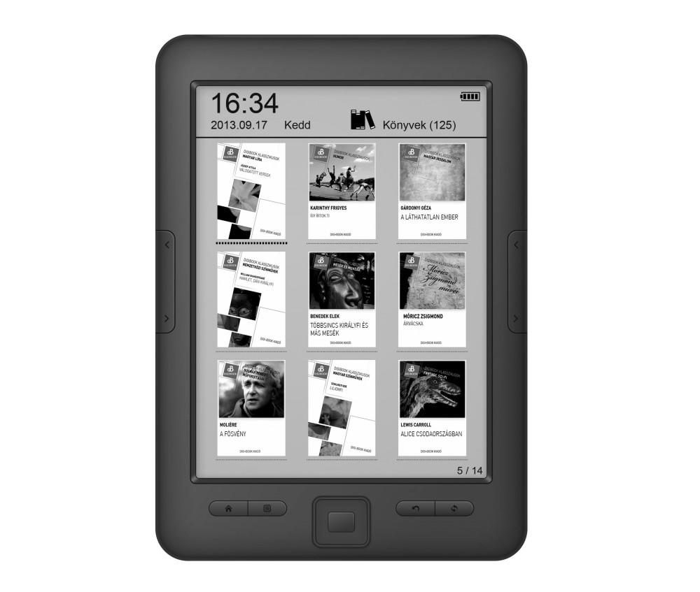 /Digibook xBook-60 ebook olvasó. 6  Eink PEARL! 4GB ! 175 könyv fotó, illusztráció : WXBOOK60DV2
