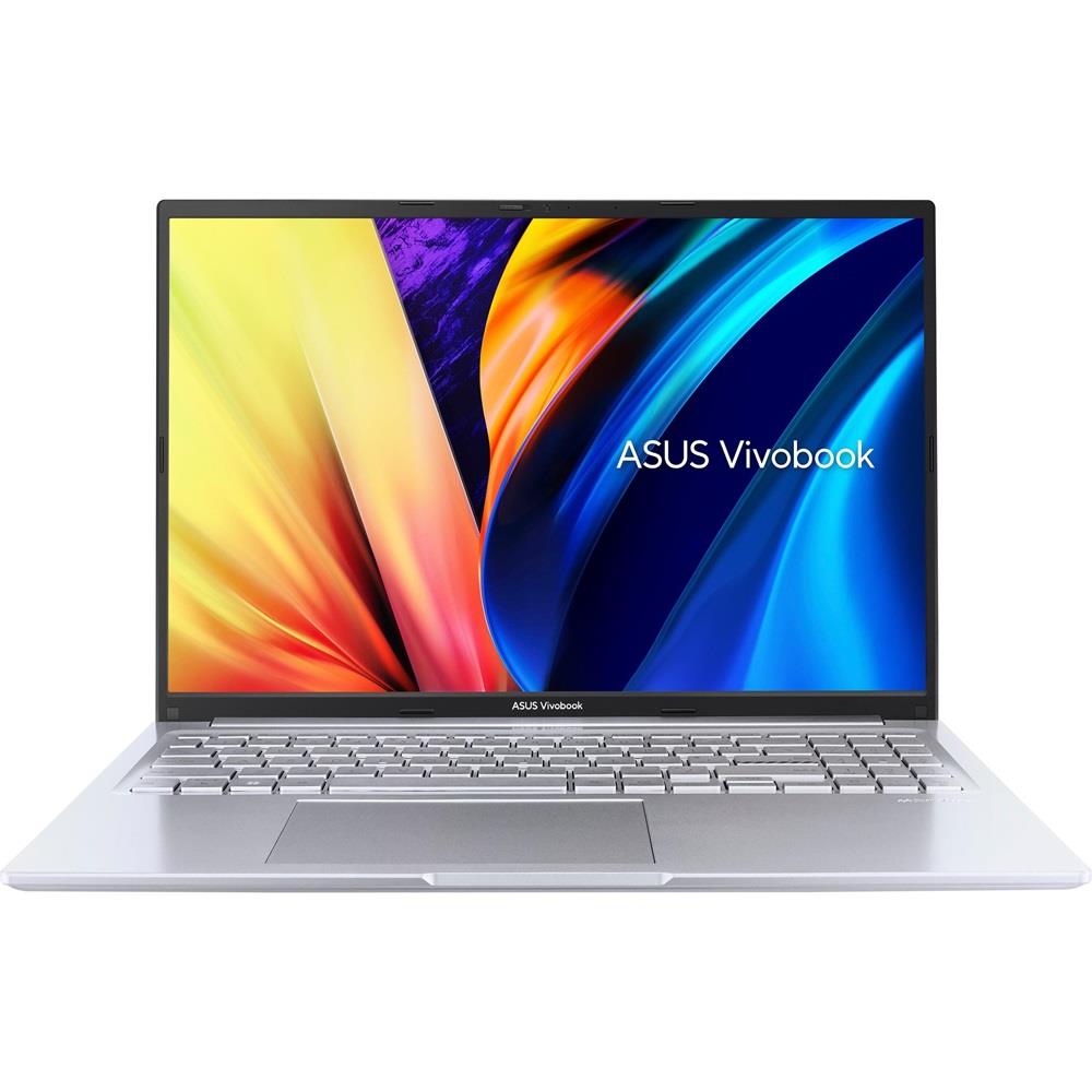 Asus VivoBook laptop 16  WUXGA i5-12500H 16GB 512GB IrisXe DOS ezüst Asus VivoB fotó, illusztráció : X1603ZA-MB169