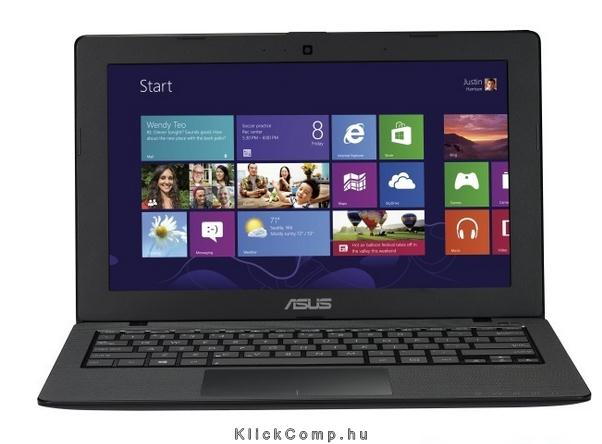 Netbook Asus 11,6 /Intel Celeron Dual Core N2815/4GB/500GB/Fekete notebook mini fotó, illusztráció : X200MA-KX056D