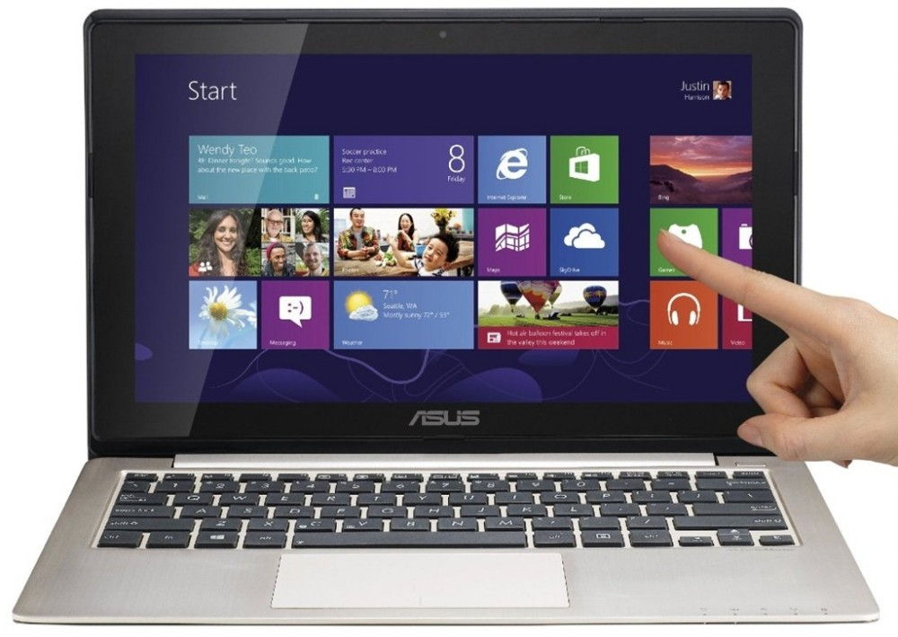 ASUS 11,6  notebook touch/Core i3-3217U 1,8GHz/4GB/500GB/Win8/Mély metál kék no fotó, illusztráció : X202E-CT009H