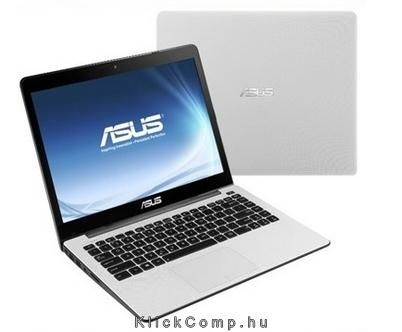 ASUS X402CA-WX093D fehér 14  laptop HD Pentium Dual-core 2117U, 4GB,500GB ,webc fotó, illusztráció : X402CAWX093D