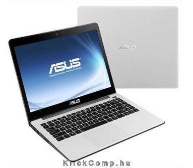 ASUS 14  notebook Intel Core i3-3217U/4GB/500GB/fehér fotó, illusztráció : X402CA-WX018D