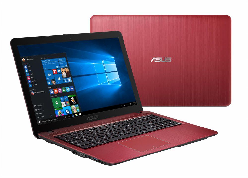 ASUS laptop 15,6  CDC-N3050 4GB 500GB Piros Win10hOME fotó, illusztráció : X540SA-XX167T