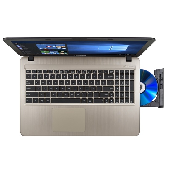 Asus laptop 15,6  i3-6006U 4GB 1TB MX110-2GB Win10 Chocolate Black VivoBook fotó, illusztráció : X540UB-GQ331T