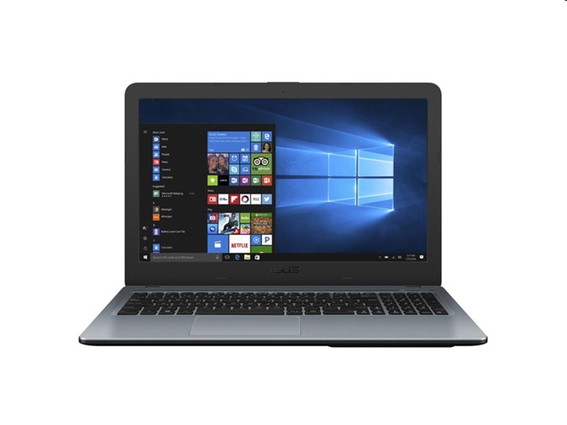 Asus laptop 15.6  i3-6006U 4GB 256GB MX110-2GB Win10 ezüst fotó, illusztráció : X540UB-GQ336T