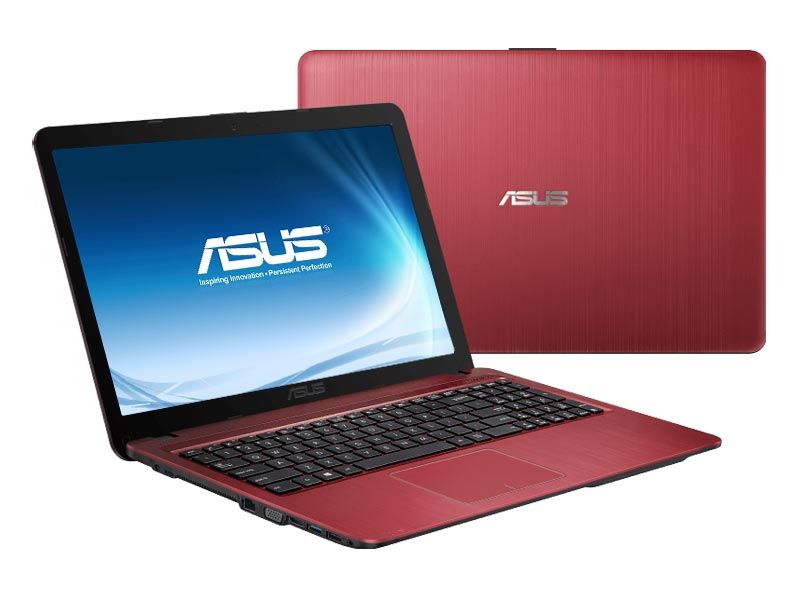 ASUS laptop 15,6  N3350 4GB 500GB Piros fotó, illusztráció : X541NA-GQ029