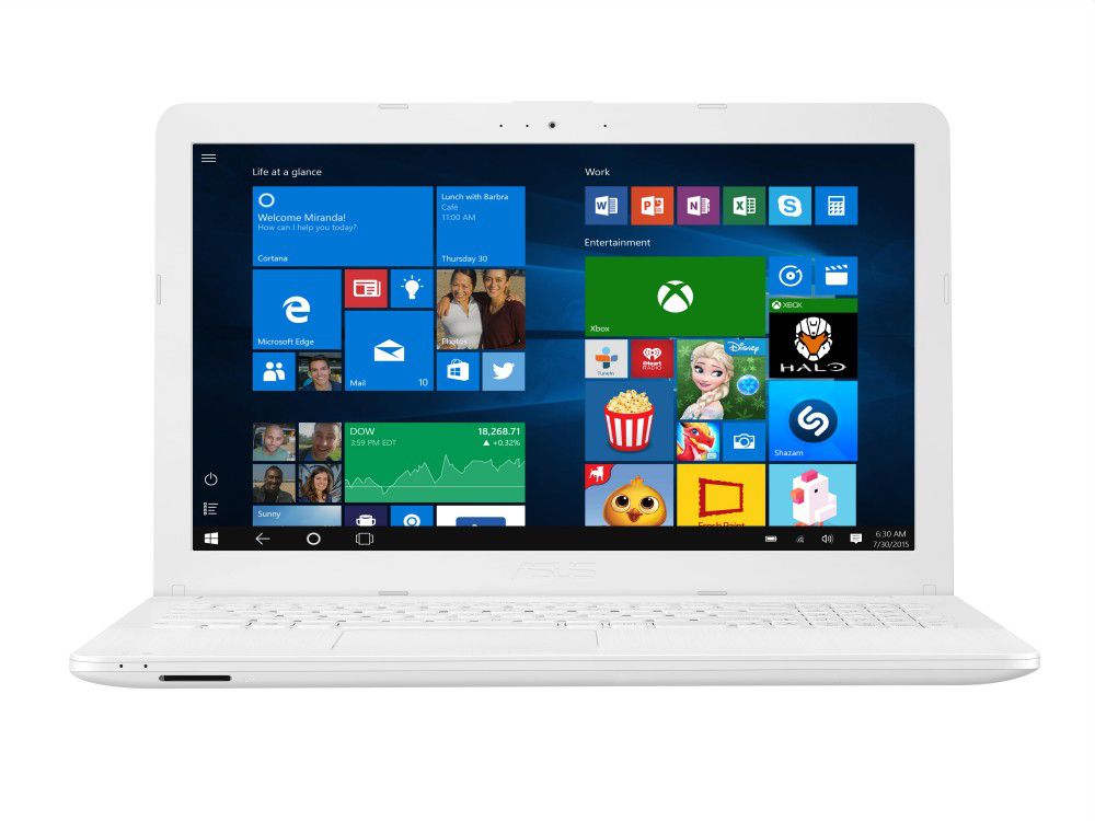 Asus laptop 15,6  N3710 4GB 500GB Win10 fehér fotó, illusztráció : X541SA-XO178T