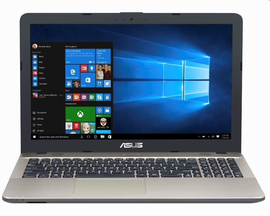 ASUS laptop 15,6  N3060 4GB 500GB GeForce-810M-1GB Fekete fotó, illusztráció : X541SC-XO069D