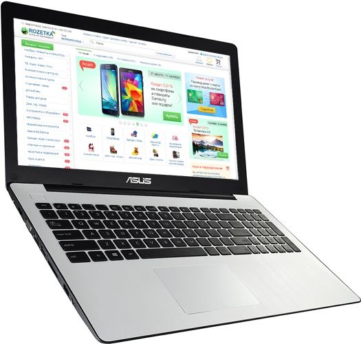 ASUS laptop 15.6  N3050 DOS fehér Asus fotó, illusztráció : X553SA-XX015D