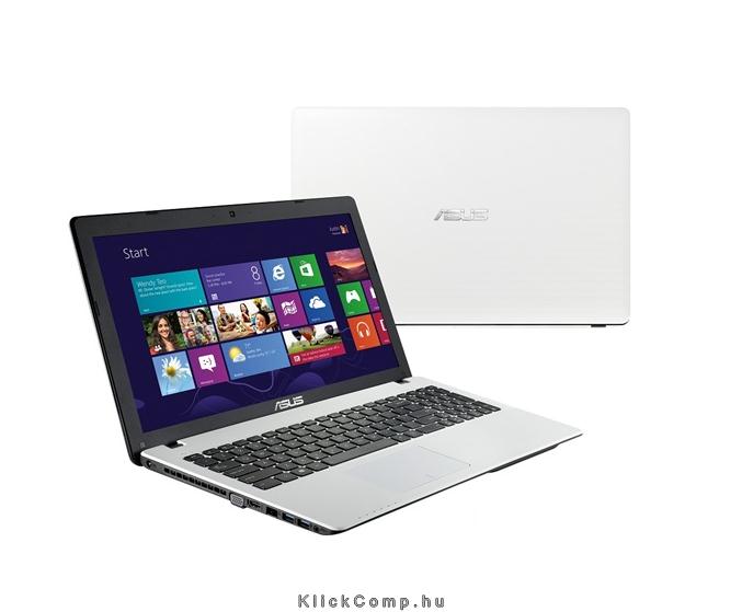 ASUS laptop 15,6  i3-4030U GT820M-1GB Win8.1 fehér fotó, illusztráció : X554LD-XO599H